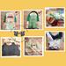 From constructing the pockets to inserting the waterproof lining, a photo collage of six photographs, display the process of making a bag.
